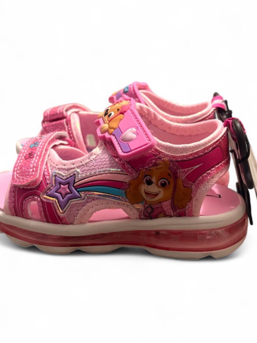 Children's Pink Paw Patrol Light-Up Sandals with Character